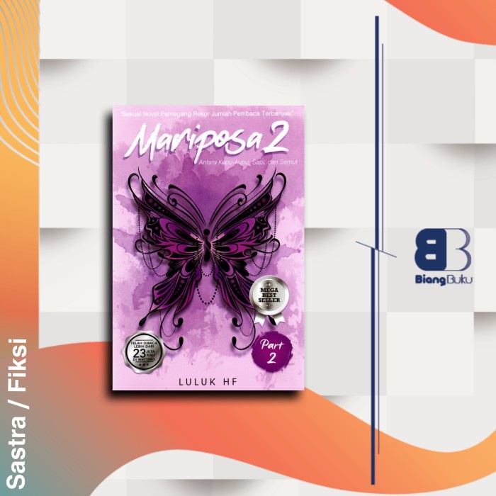 Jual Buku Novel Mariposa 2 Part 2 Luluk Hf Ori Baru Shopee Indonesia
