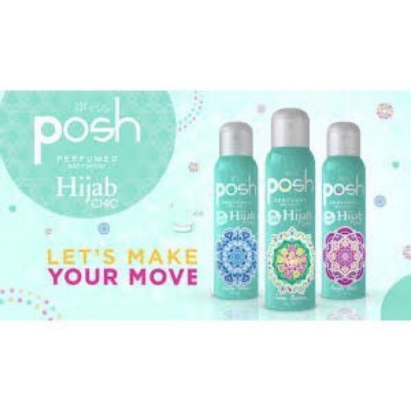 Jual Posh Perfumed Body Spray Hijab Chic 150 Ml/parfum | Shopee Indonesia