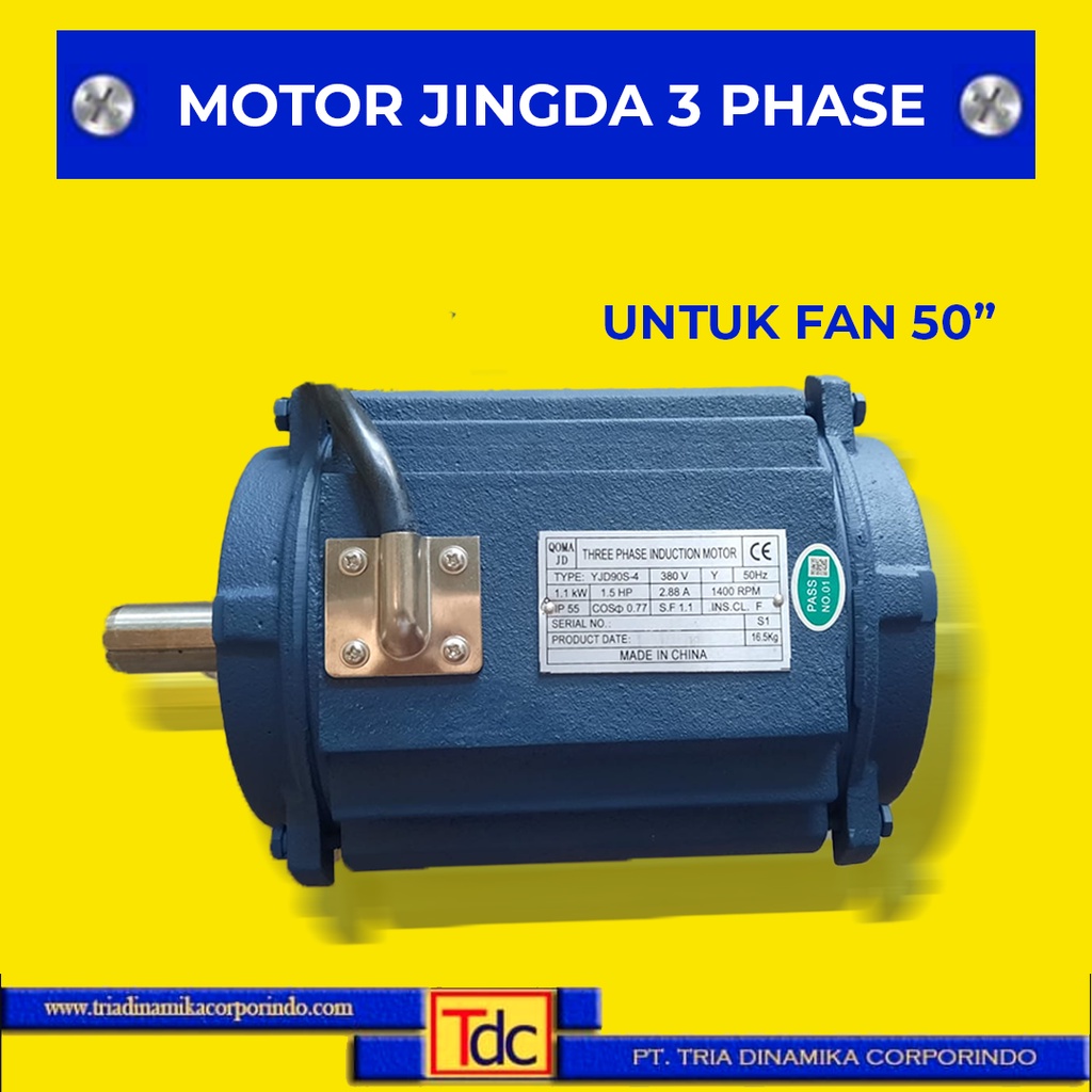 Jual Dinamo Motor Jingda 50 Inch 3 Phase Alat Ternak Kandang Ayam Shopee Indonesia