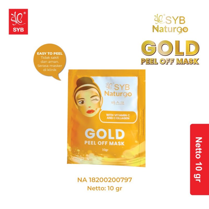 Jual Syb Naturgo Peel Off Mask Sachet Satuan Ecer Shopee Indonesia