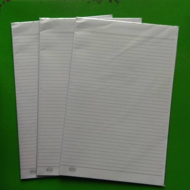 Jual KERTAS FOLIO BERGARIS ISI 10 LEMBAR | Shopee Indonesia