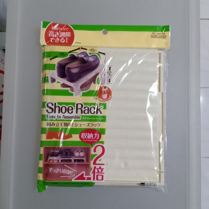 Jual DAISO shoe rack rak sepatu bongkar pasang Shopee Indonesia