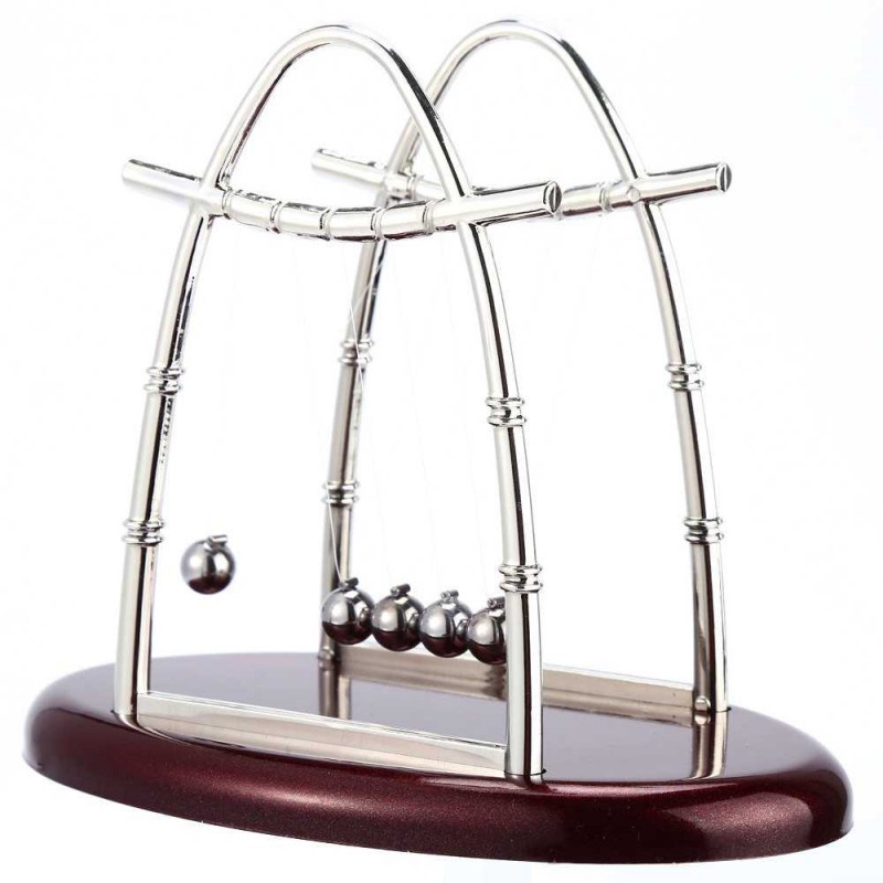Jual Pendulum Balance Ball Pajangan Meja Pendulum Newton Model Arched ...