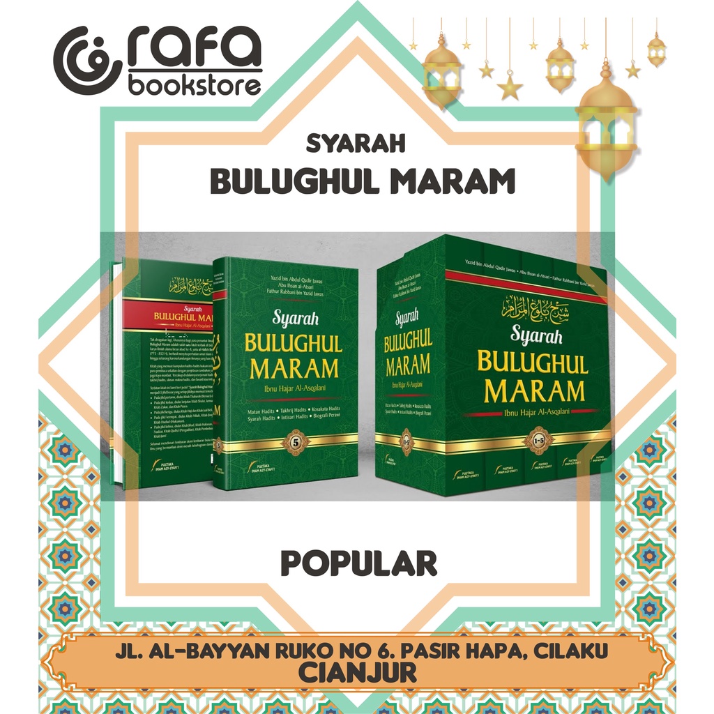 Jual SYARAH BULUGHUL MARAM 5 Jilid+Box | Ibnu Hajar Al-Asqalani ...