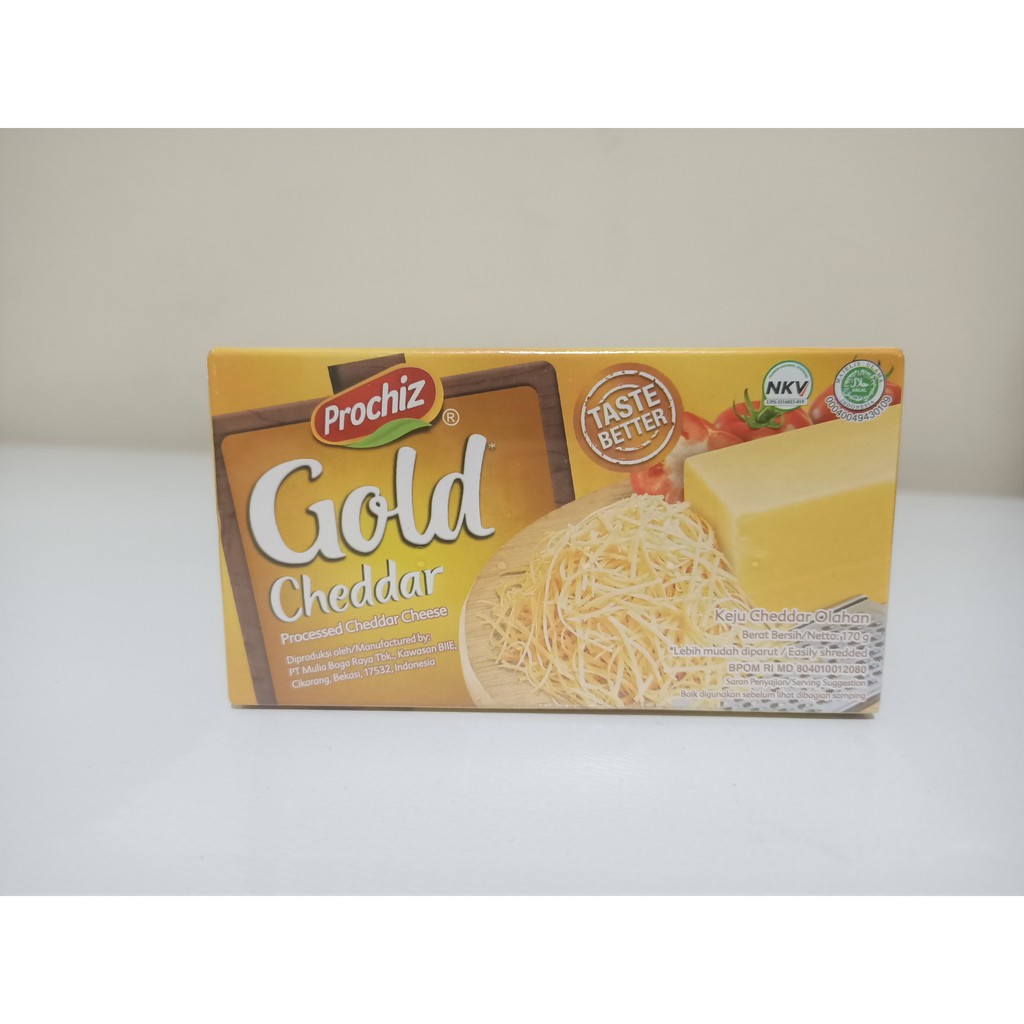 Jual Keju Prochiz Gold Cheddar 160gr | Shopee Indonesia