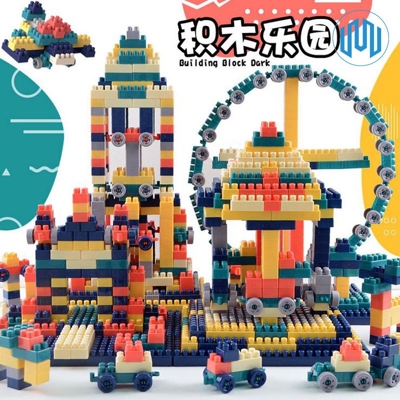 Jual Mainan Lego Bangunan Balok Partikel Besar Run Marble Edukasi ...