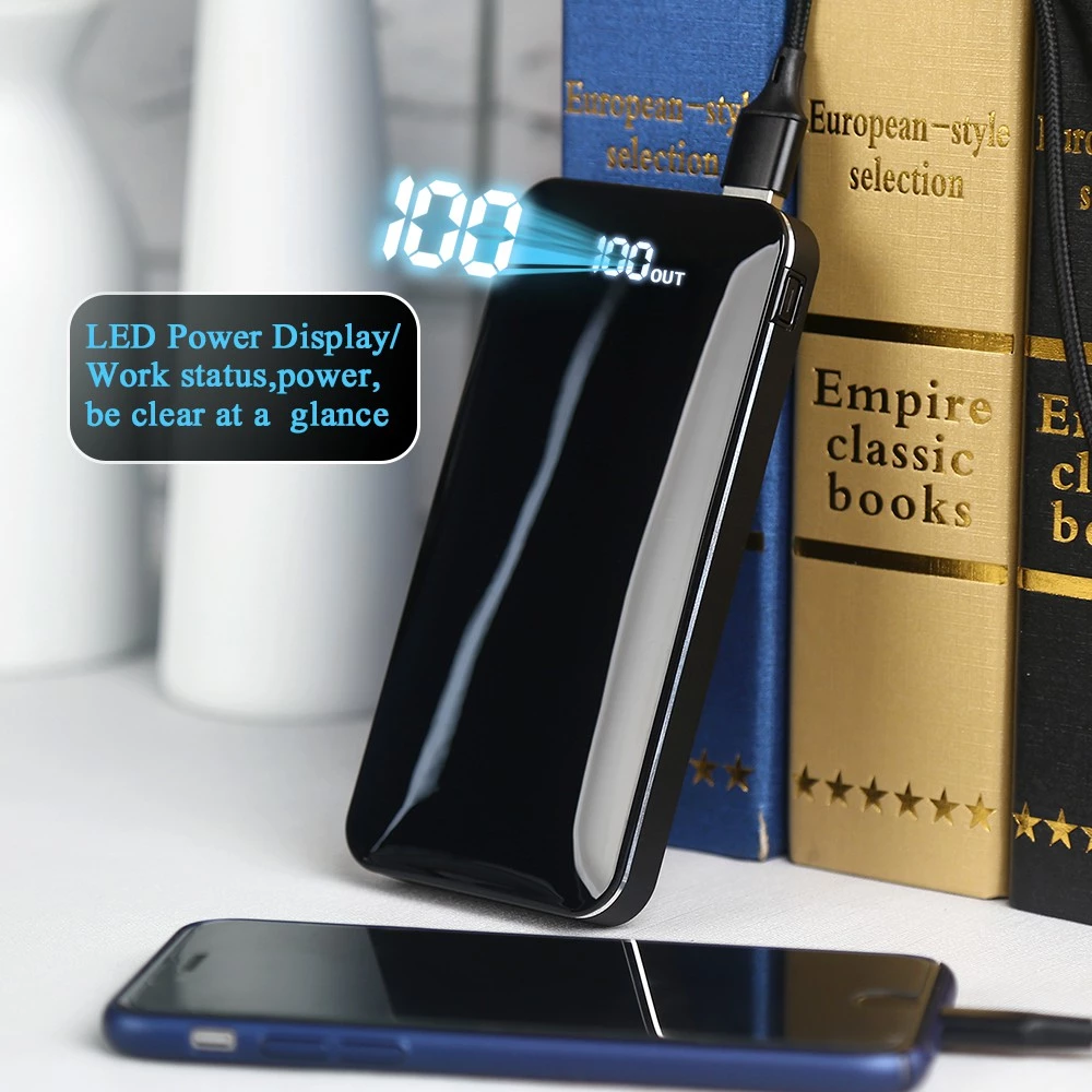 GROTIC Powerbank 12000mAh Dual Input Type C & Micro Dual USB Output LED Power Display GY11