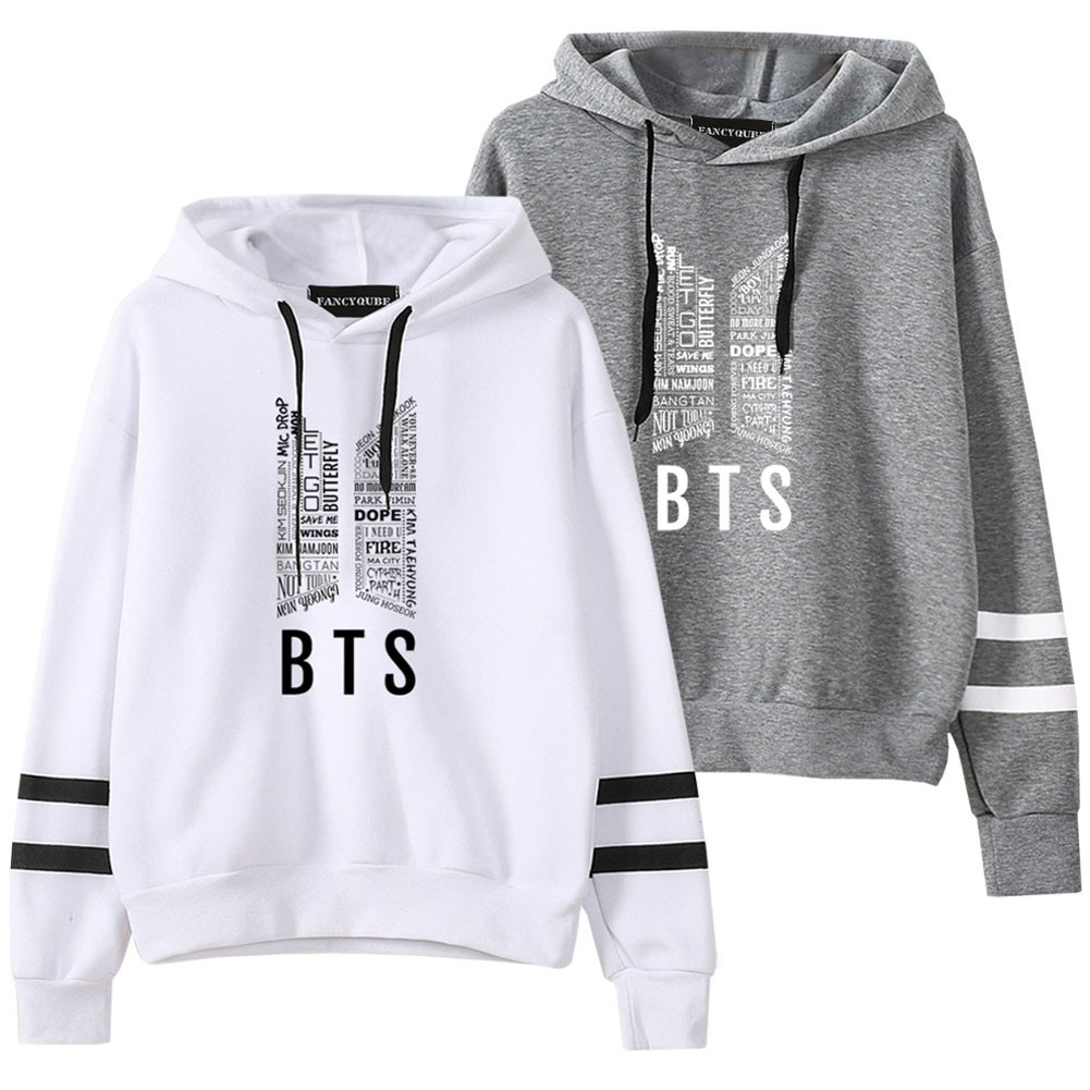 Jual Jaket Hoodie BTS All Member kpop Sweater BTS anak dewasa Pria Wanita Shopee Indonesia