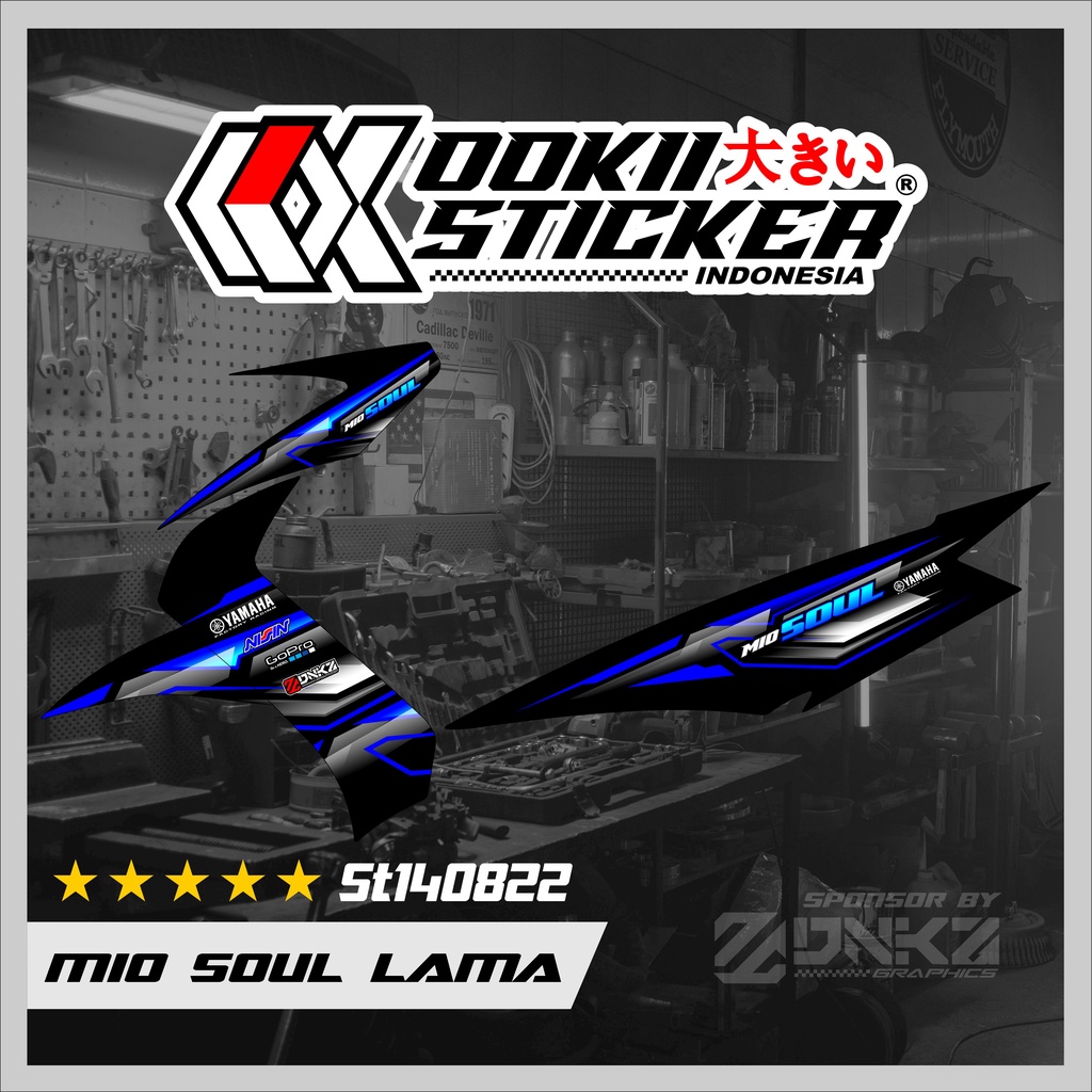 Jual Stiker Mio Soul Lama Decal Striping Mio Soul Lama Premium Racing