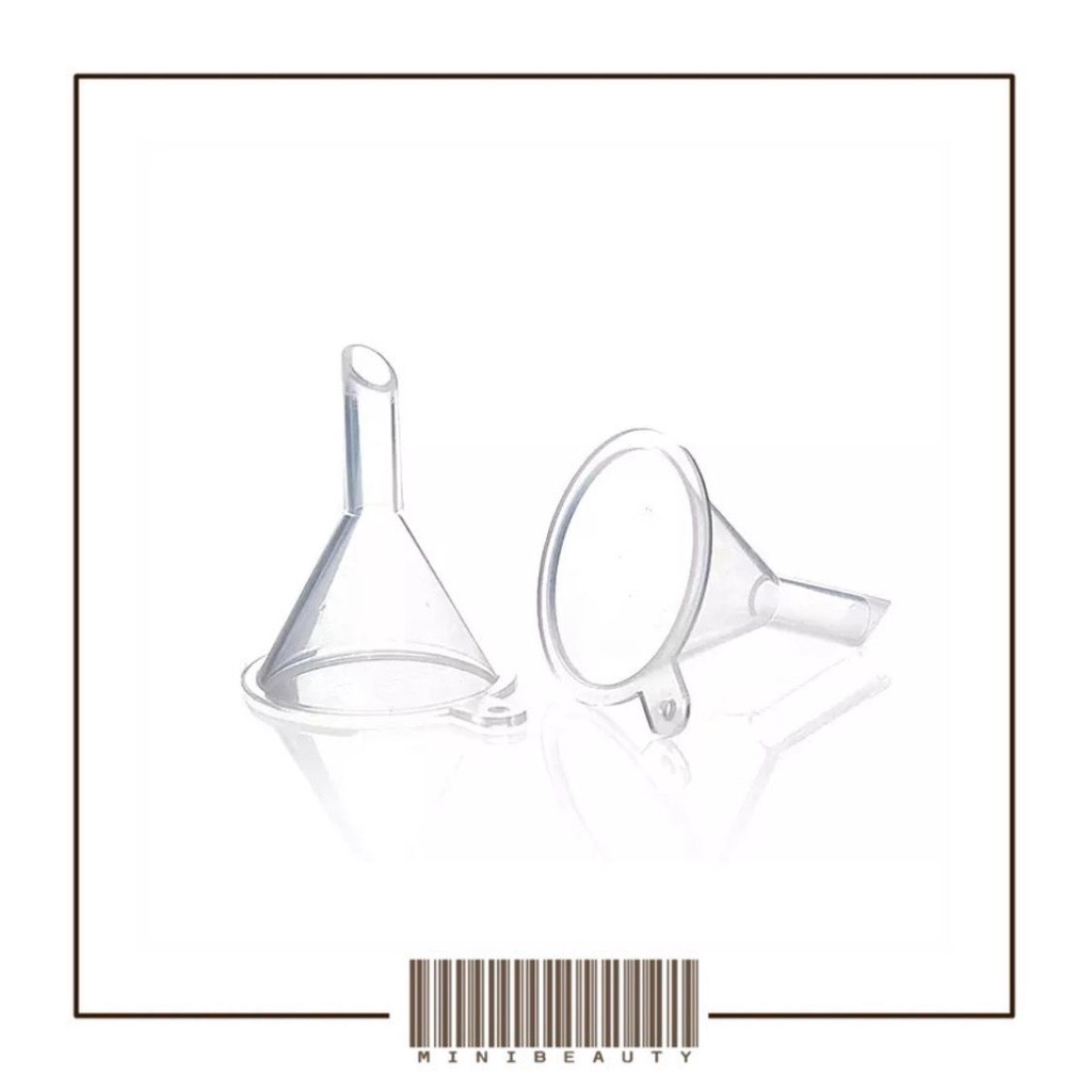 Jual corong mini plastik transparan funnel small corong untuk refill ...