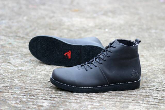Jual Sepatu boots Pria Kulit Asli sepatu Tracking Sepatu Touring Sepatu ...