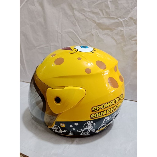Jual HELM EVO MOTIF SPONGEBOB PREMIUM Shopee Indonesia