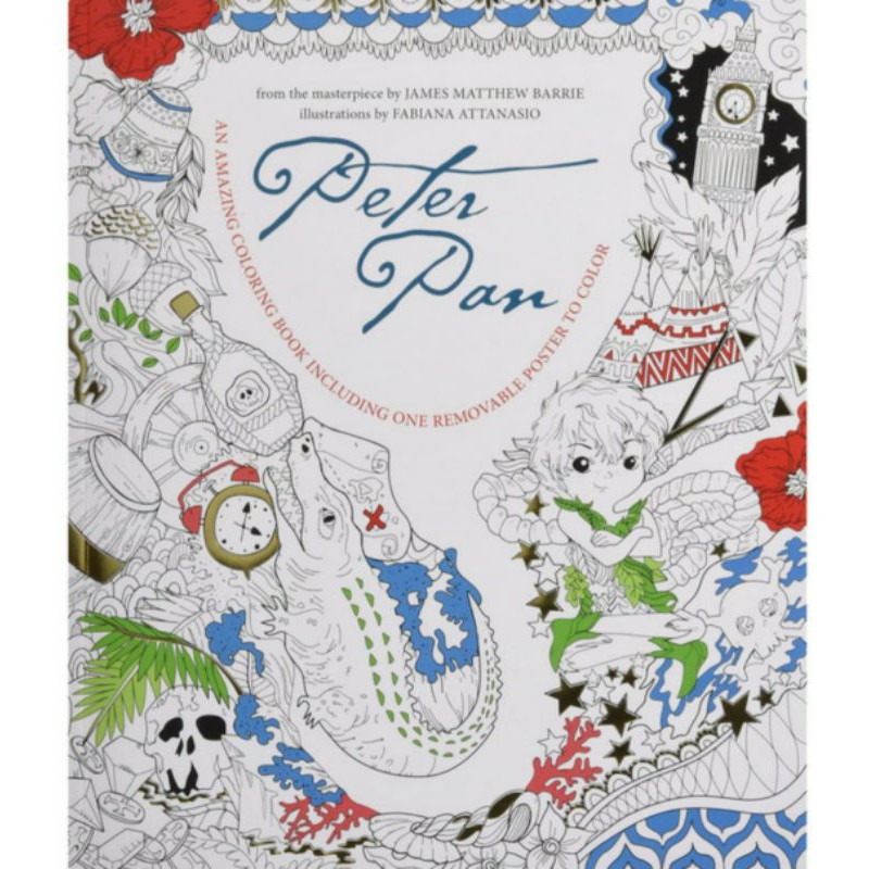 Jual Peter Pan Coloring Book with Poster | Shopee Indonesia