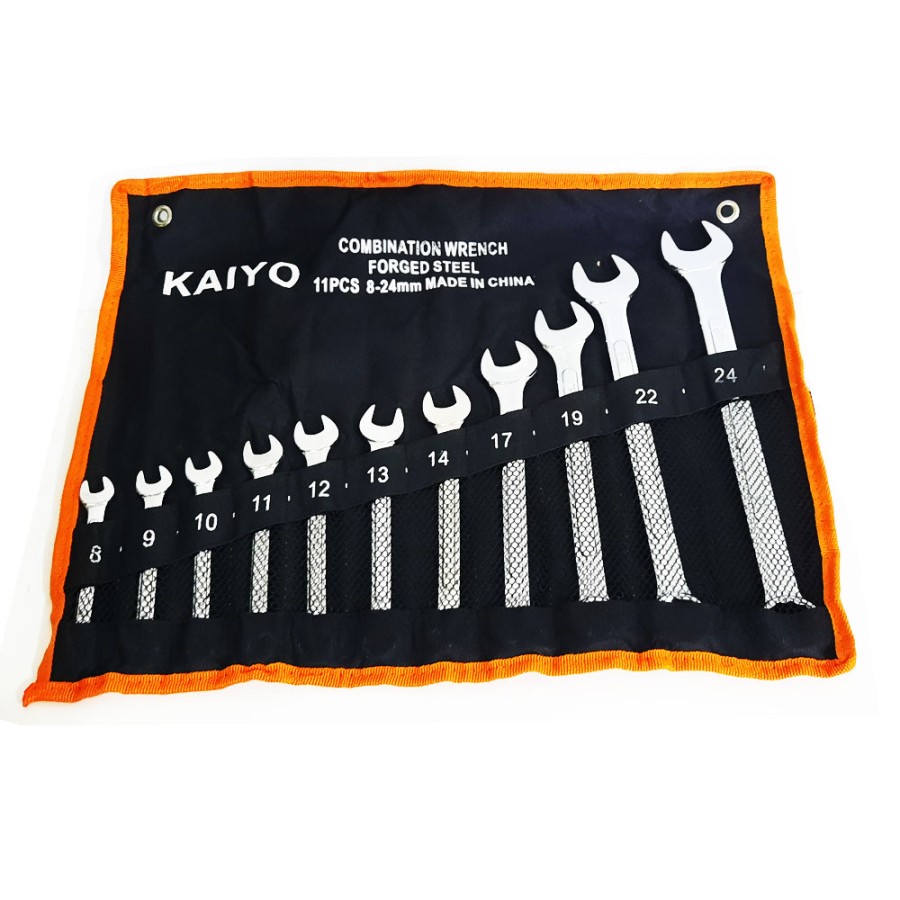 Jual KAIYO Kunci Set Ring Pas Lengkap 8Mm - 24Mm Paket Bengkel 1 Alat ...