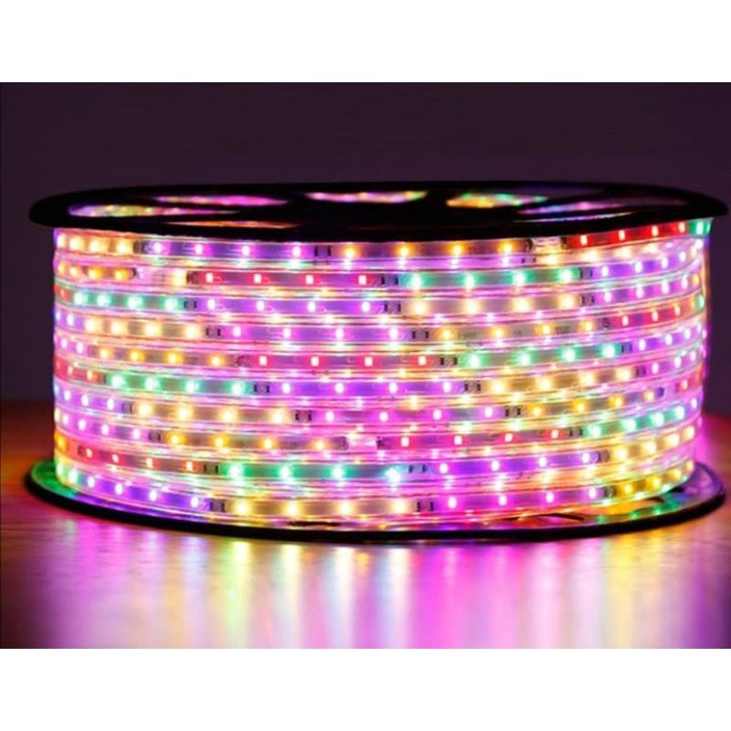 Jual Lampu Led Strip Selang M Full Soket Ac V Rgb