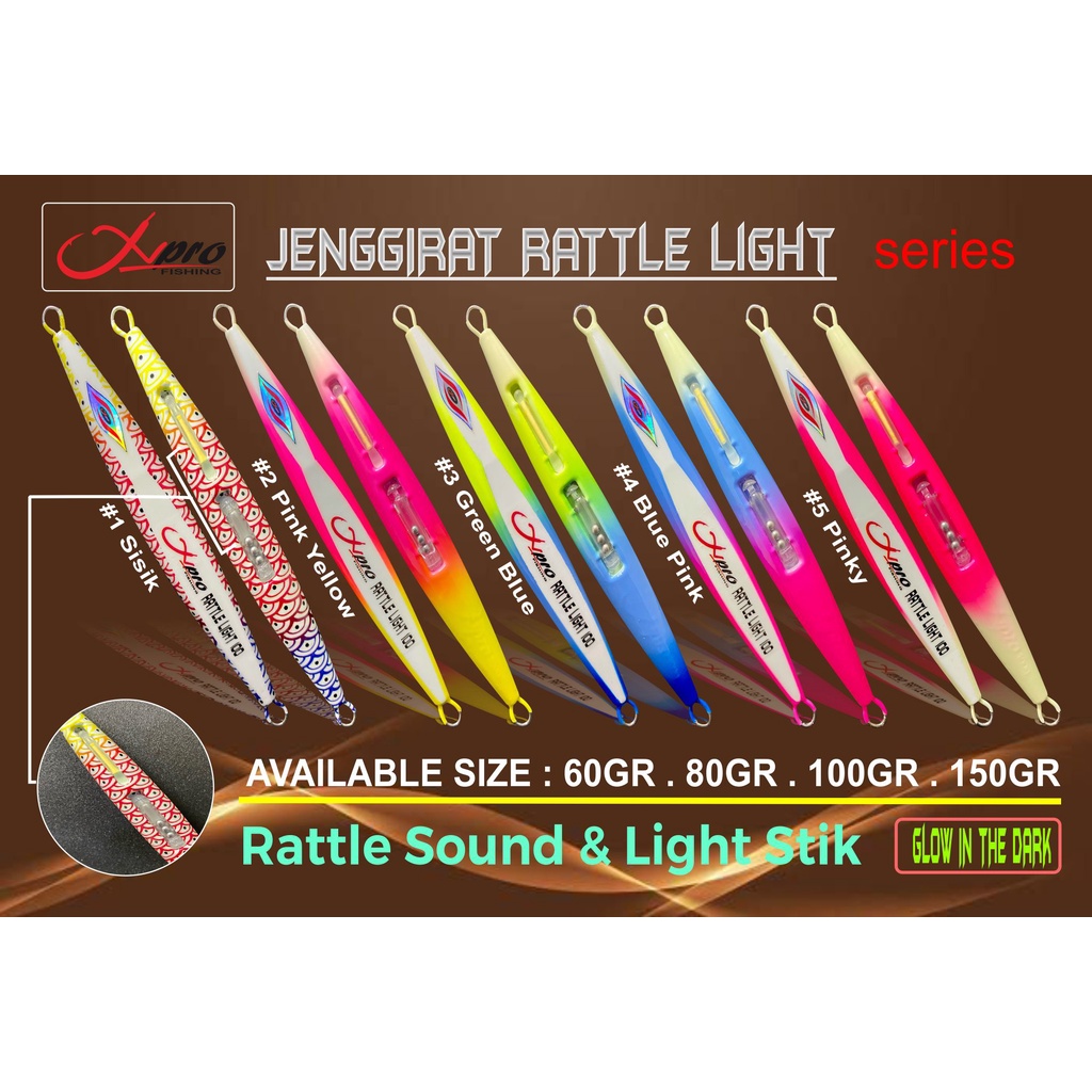 Jual Metal Jig xpro RATTLE & LIGHT 60gr | Shopee Indonesia