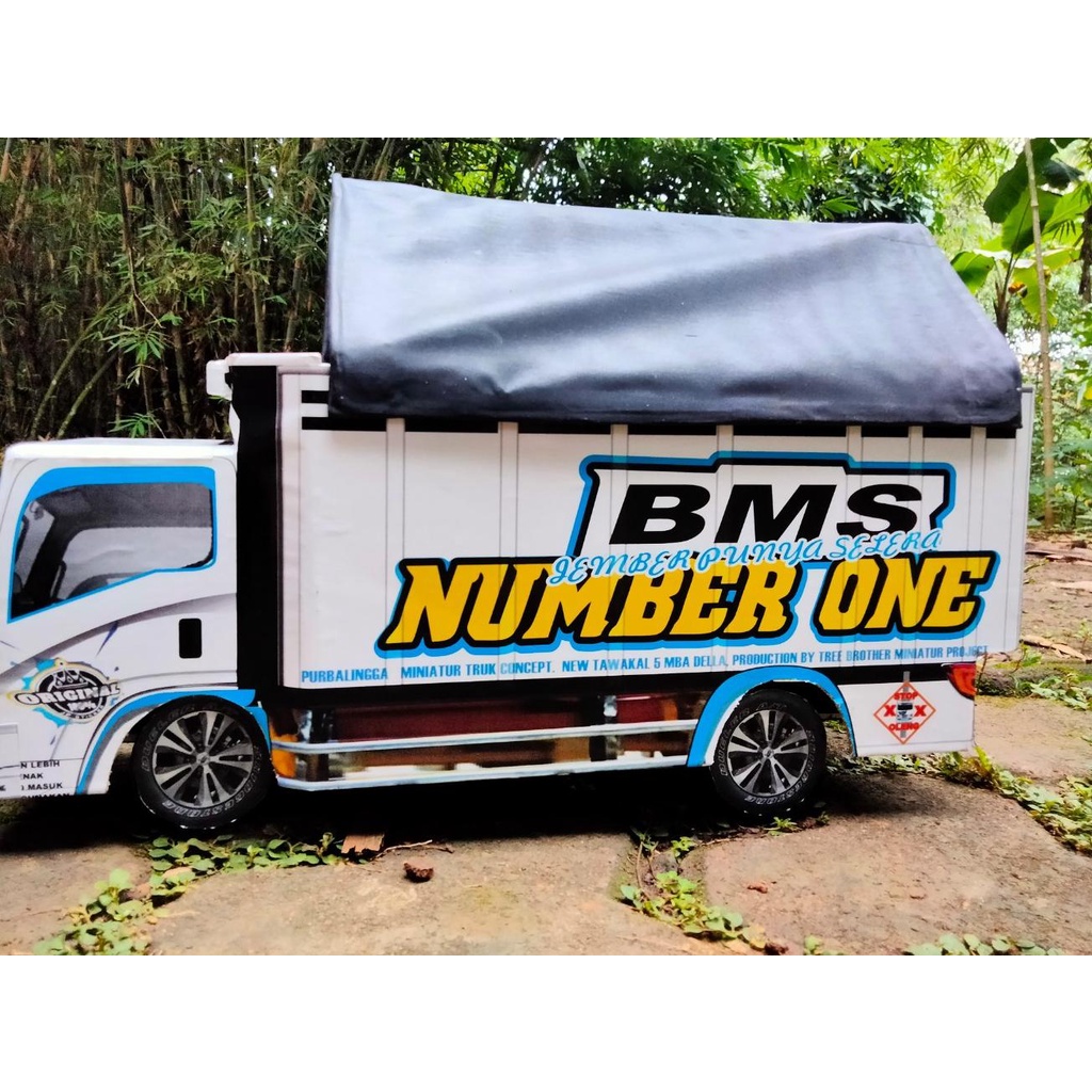 Jual Kode V9m Miniatur Truk Oleng Kayu New Tawakal 5 Putih Shopee