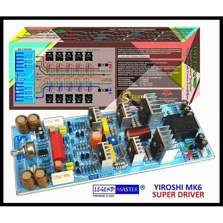 Jual Driver Yiroshi Mk6 Mk 6 Super Driver Amplifier Yiroshi Legend