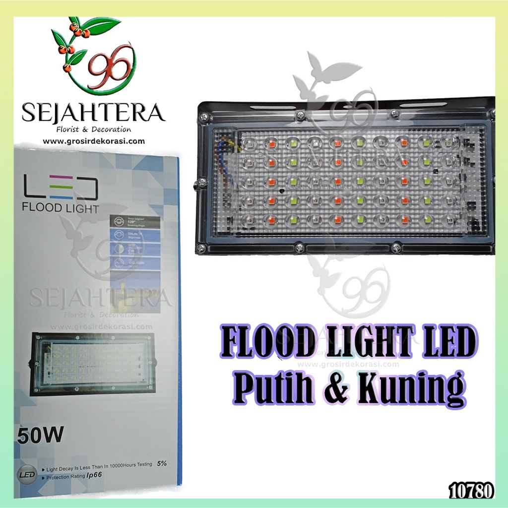 Jual Lampu Flood Light LED Outdoor Dekorasi Tanpa Remote | Shopee Indonesia