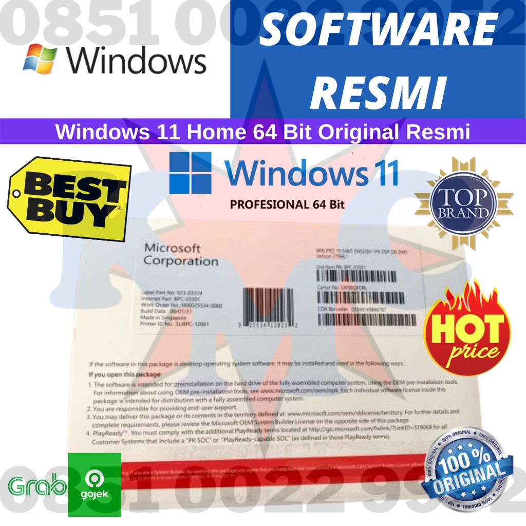 Jual WINDOWS 11 HOME 64 BIT ORIGINAL RESMI | Shopee Indonesia