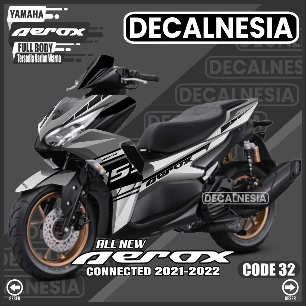 Jual Yamaha Decal Aerox 155 Connected FullBody 2021 2023 2024 Stiker ...