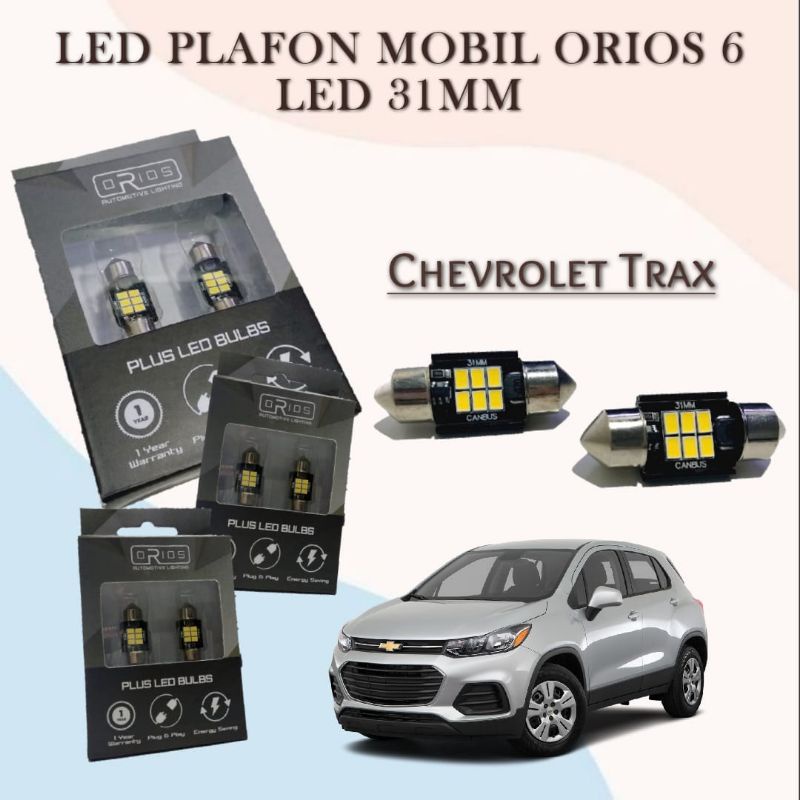 Jual Led Plafon Orios 6 Led 31mm Mobil Trax Shopee Indonesia