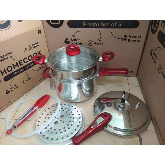 Jual Homecook Presto Set Of 5 Shopee Indonesia