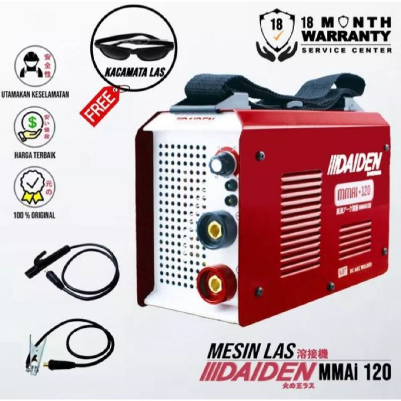 Jual Daiden Mesin Las / Trafo Las Inverter Welder Welding MMAi 120A ...