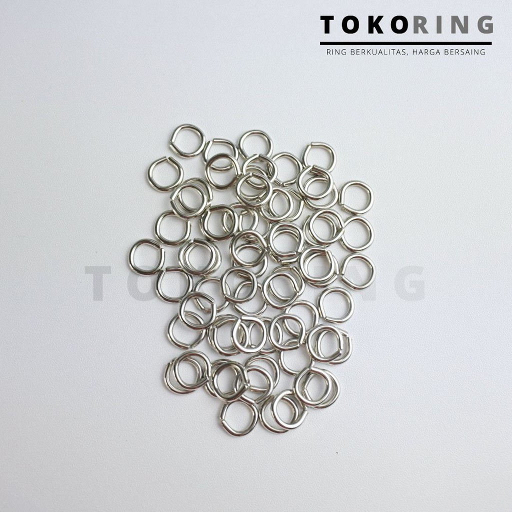 Jual Ring Bulat 0,7 cm tebal 1,6 mm Nikel - Toko Ring Official (Harga ...