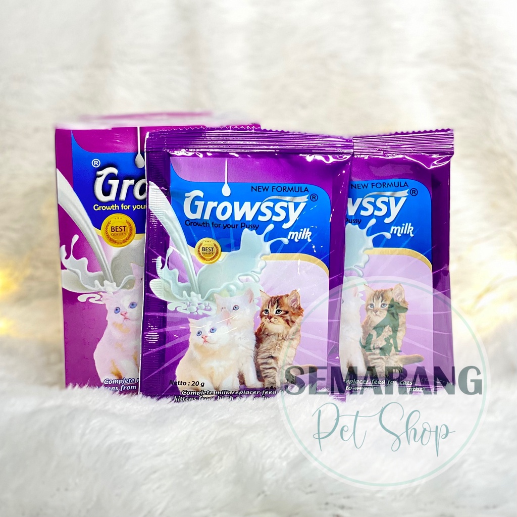 Jual Susu Kucing GROWSSY Kitten Milk 20gr Susu Anak Kucing Murah Baby