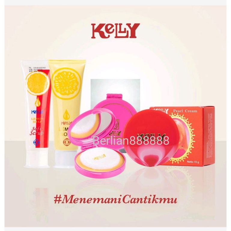 Jual Kelly Pearl Cream BPOM- Sabun Kelly - Bedak Kelly - Soft Scrub ...