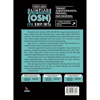 Jual Buku Tokcer Juara Olimpiade Sains Nasional (OSN) IPA SMP/MTs ...