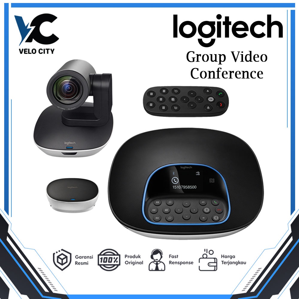 Jual Logitech Group Conference Webcam Logitech VC Group - Garansi Resmi ...