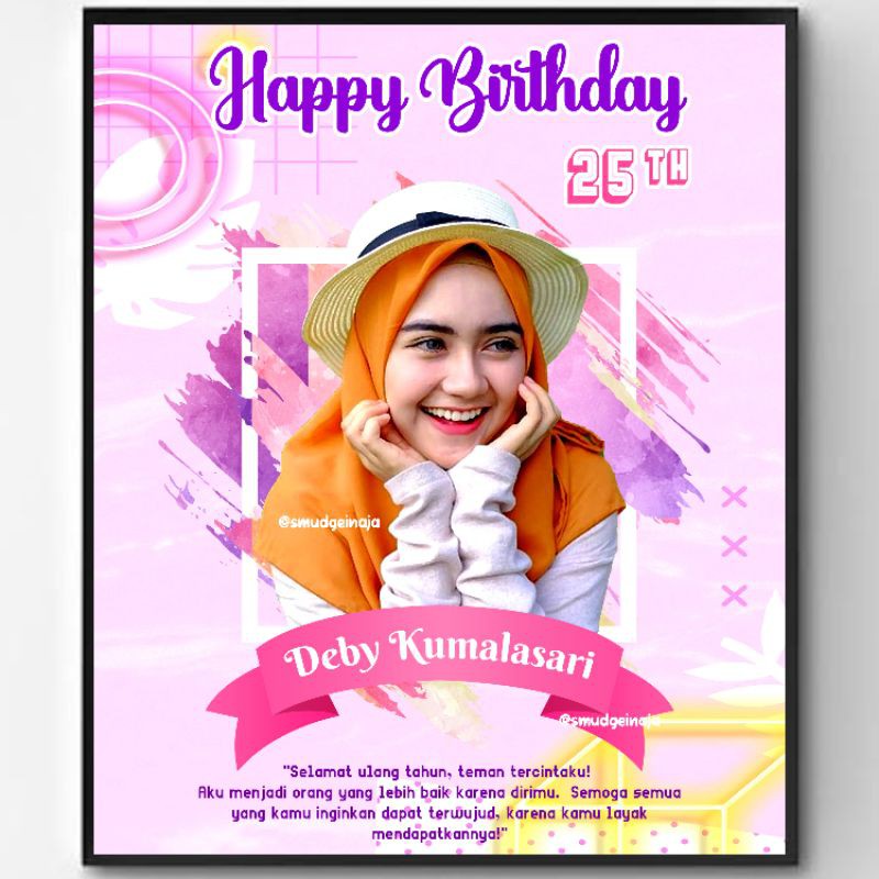 Jual Desain Edit Foto Wisuda Ultah Wedding Birthday Shopee Indonesia