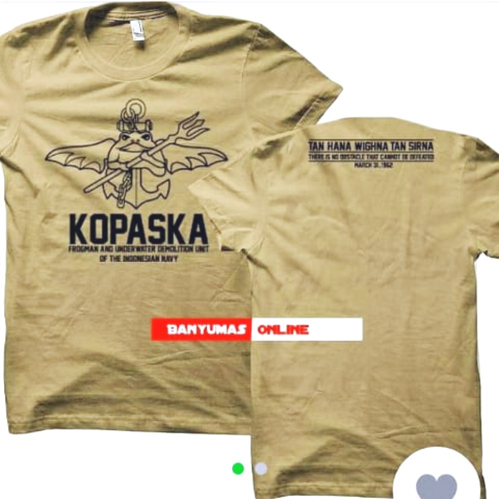 Jual KAOS KOPASKA KOMANDO PASUKAN KATAK | Shopee Indonesia