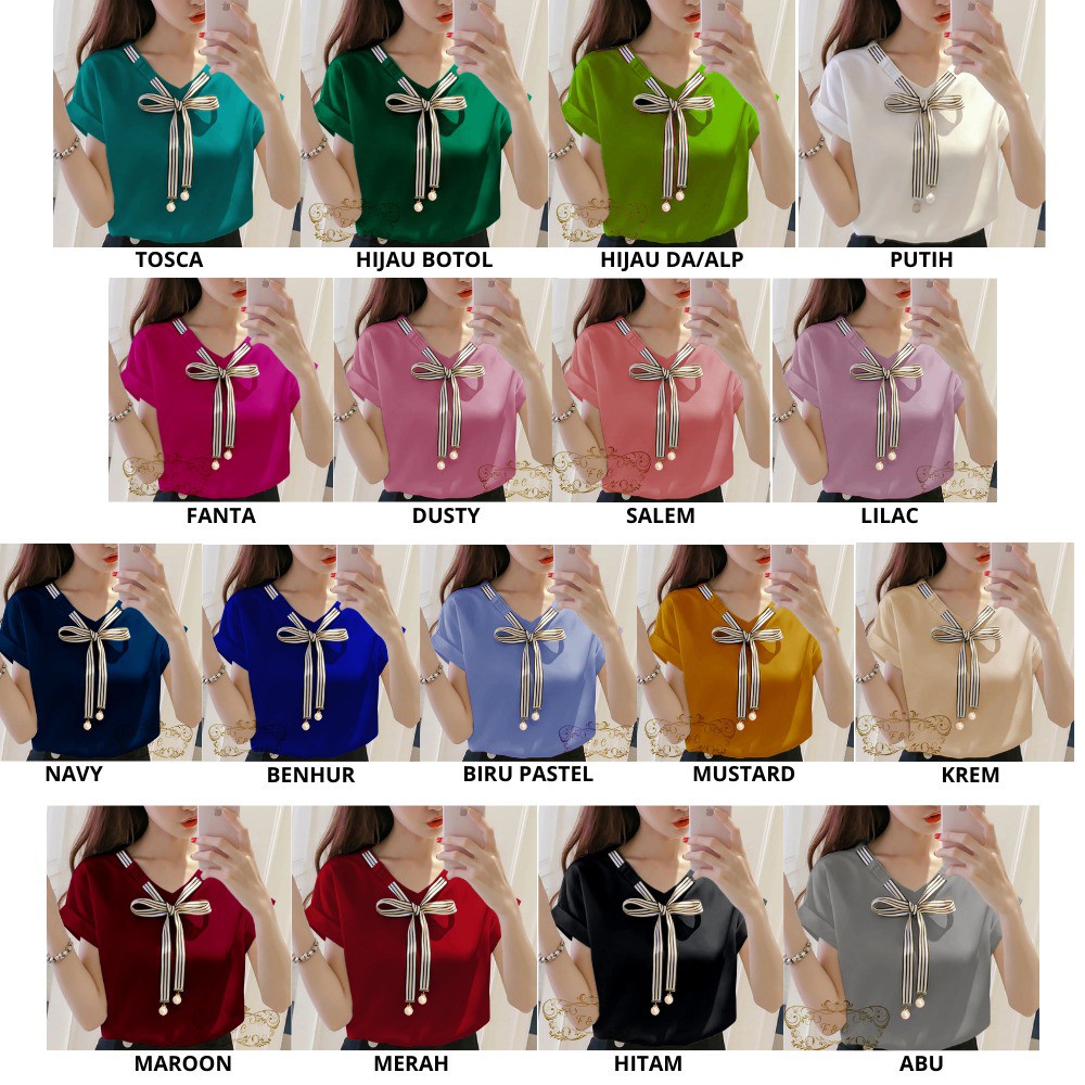 Jual BLOUSE WANITA / BLOUSE LAURA / BLOUSE THALIA / BLOUSE VERRA