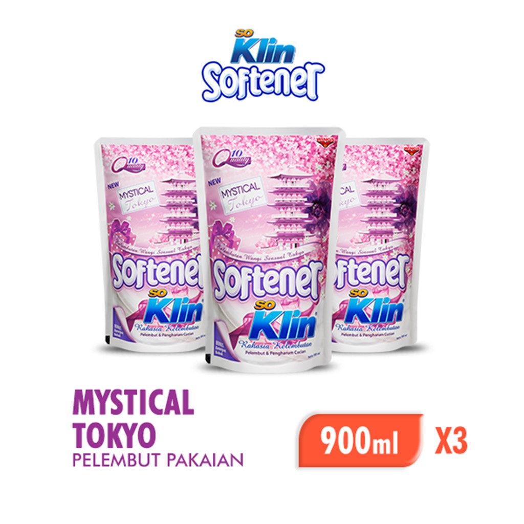 Jual Soklin Softener Pelembut Dan Pewangi Pakaian Ungu Mystical Tokyo