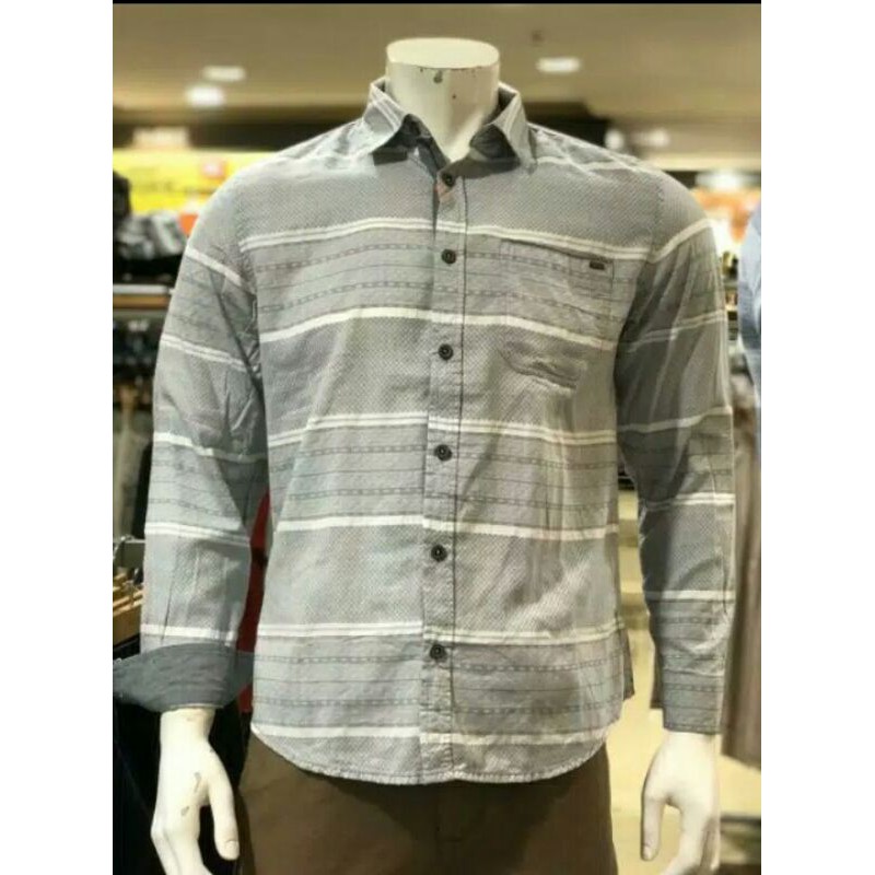 Watchout Jeans Check Print Kemeja Lengan Pendek main image 1