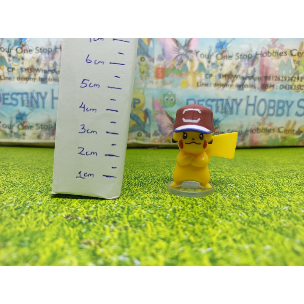 Jual Pikachu Ash Hat Alola Cap Pikachu Pokemon Action Figure Gen 1