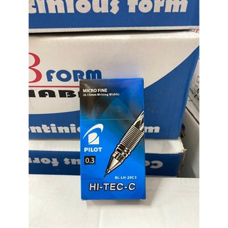 Pilot G-Tec-C Hyper Fine Black 0.25mm Rollerball Pen Dozen