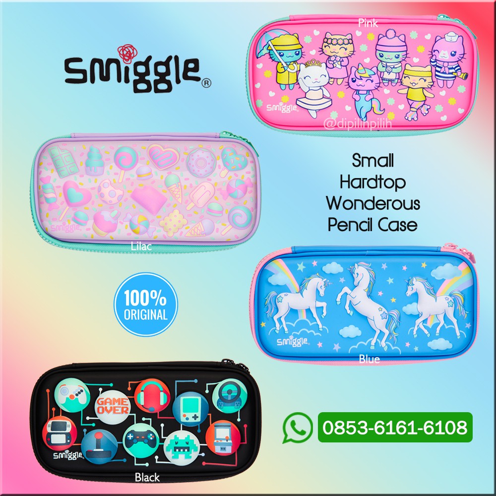 Jual SMIGGLE ORIGINAL WONDEROUS HARDTOP CASE TEMPAT PENSIL KOTAK PENSIL ...