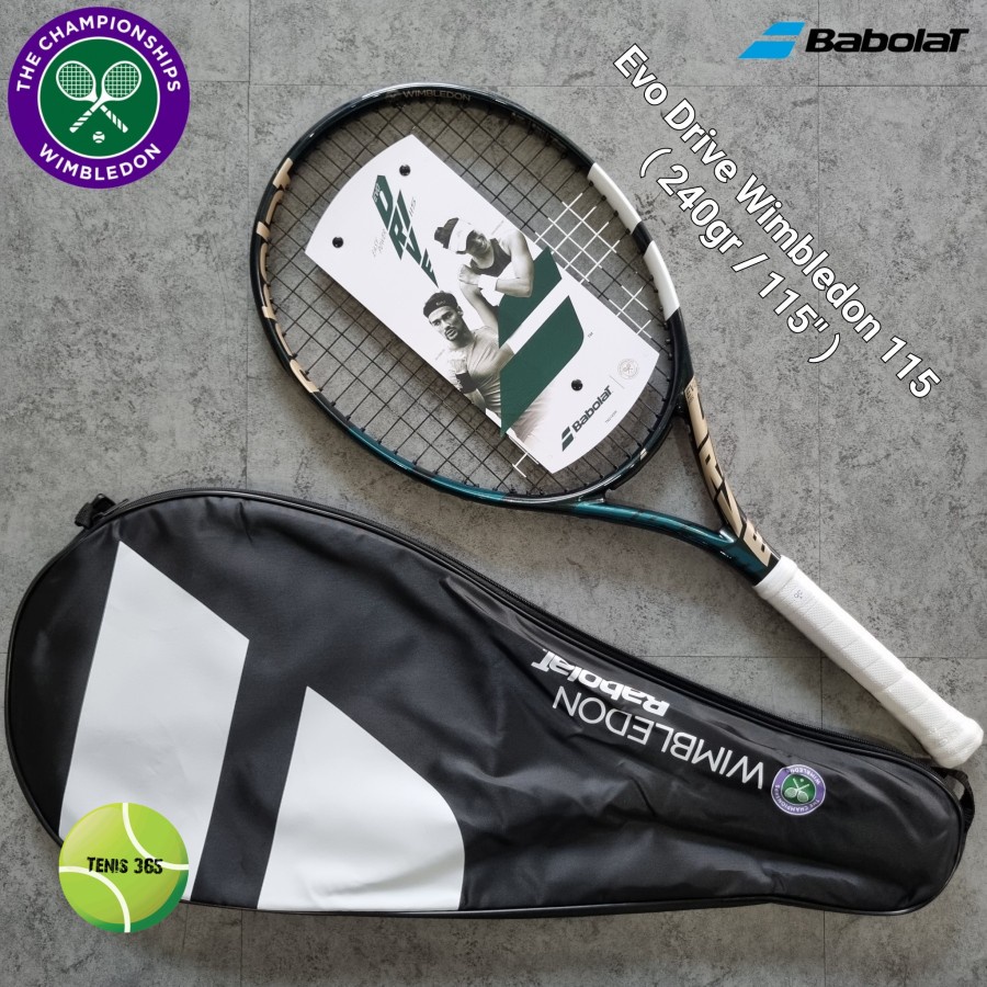 Raket Tenis Babolat Evo Drive 115 Wimbledon 240gr 115