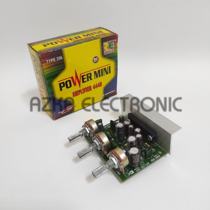 Jual Kit Mini Amplifier Mono 12V DC 40 Watt LA4440 | Shopee Indonesia