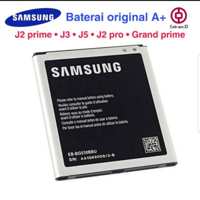 [Original A+ GARANSI] Batre/ Baterai samsung galaxy J2 Prime J3 J5 J2 pro  Grand prime