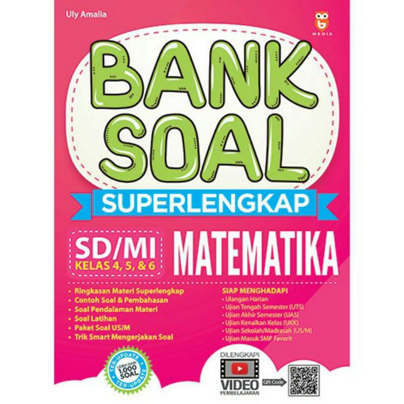 Jual Bank Soal Superlengkap Matematika Sd Mi Kelas 4 5 And 6 Shopee