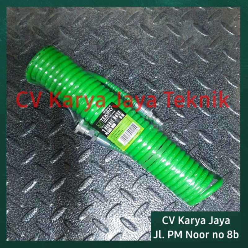 Jual Selang Kompresor Spiral Tekiro Meter Recoil Hose X Mm