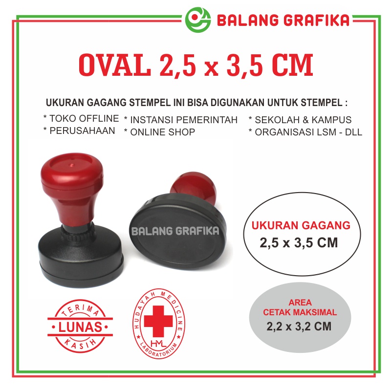 Jual Stempel Custom Stampel Flash Warna Otomatis Usaha Cap Toko ...