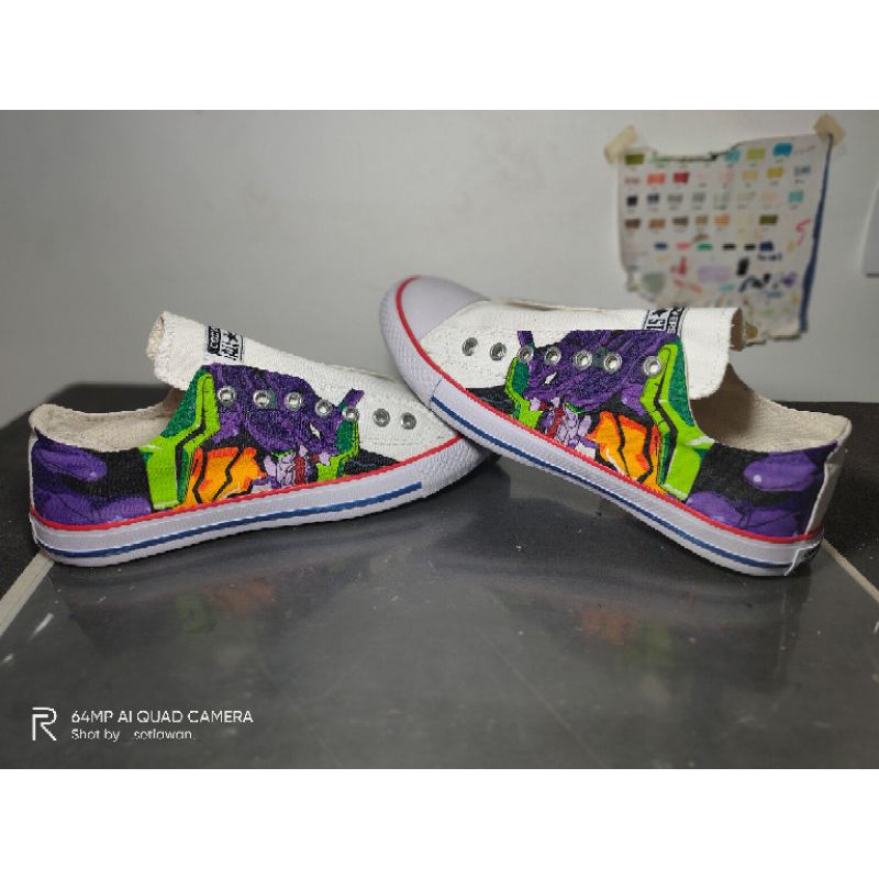 Jual Custom Converse Evangelion Shopee Indonesia