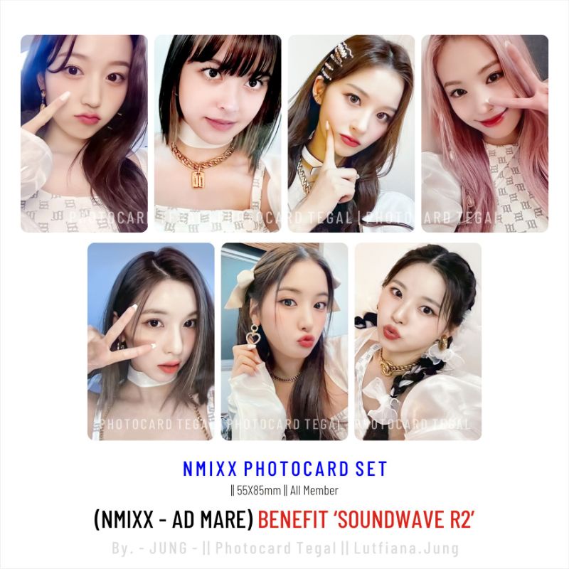 NMIXX AD MARE Soundwave Shopee特典 7枚コンプ 【公式通販】