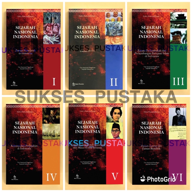 Jual SEJARAH NASIONAL INDONESIA JILID 1-6 | Shopee Indonesia